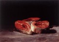 Still Life Three Salmon Steaks Francisco de Goya